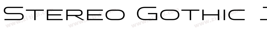 Stereo Gothic 150字体转换 Stereo Gothic 150字体转换